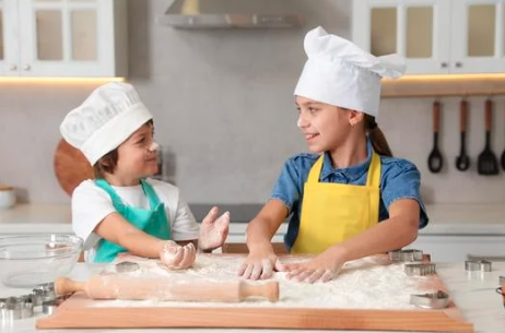 Virtual cooking club for kids